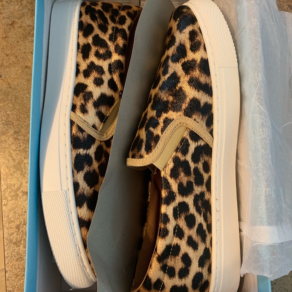 Cheetah Print Slip Ons